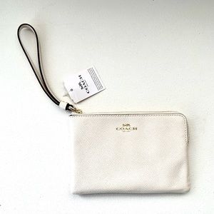 Coach Corner Zip Wristlet